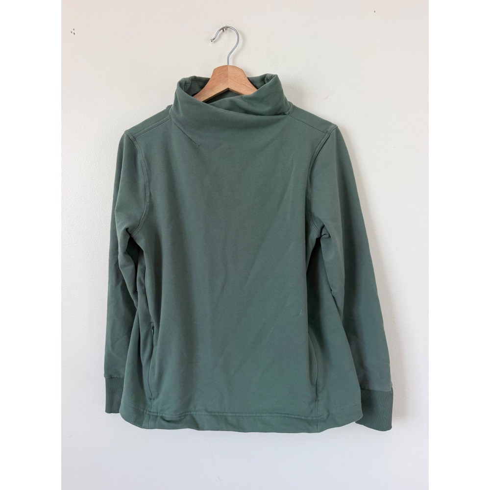 Yogalicious Cloud Plush Chic Sweatshirt – Green – Small